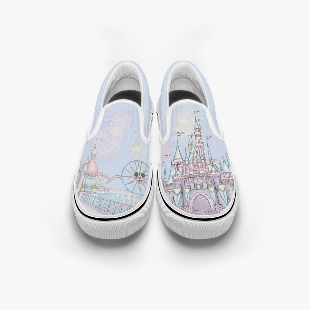 Custom Hand Painted Made To Order Vans Classic Slip-On Shoes  (Men/Women/Boys)