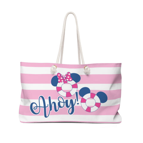 Pink Cruise Weekender Bag